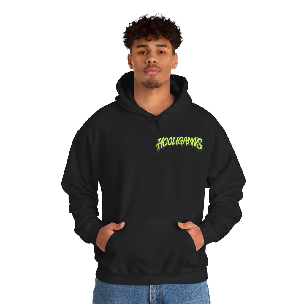 Neon Green Skull Hoodie