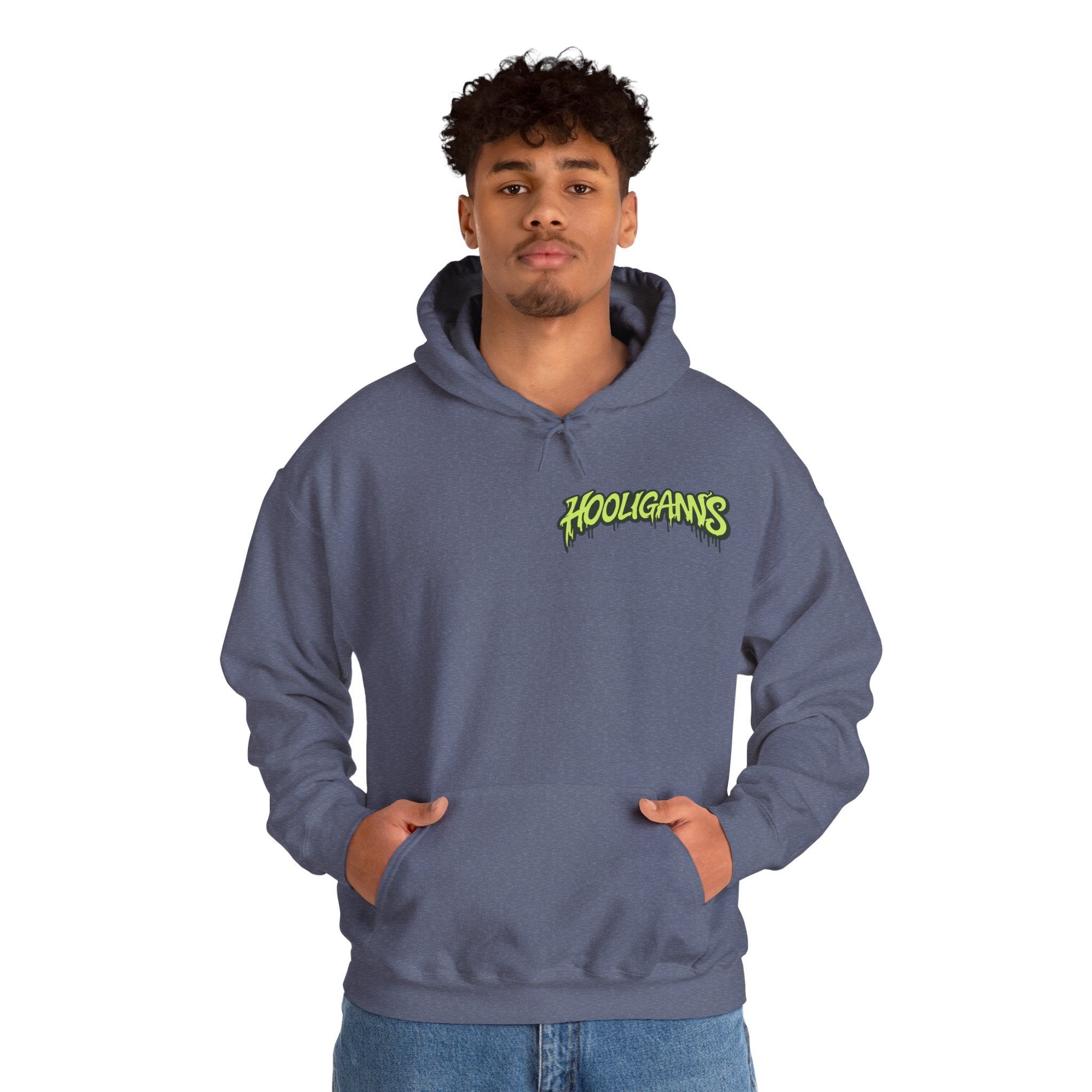 Neon Green Skull Hoodie