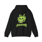 Neon Green Skull Hoodie