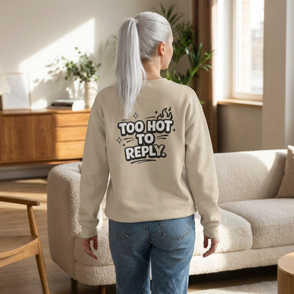 Too Hot To Reply Crewneck