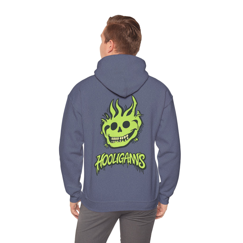 Neon Green Skull Hoodie
