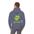 Neon Green Skull Hoodie