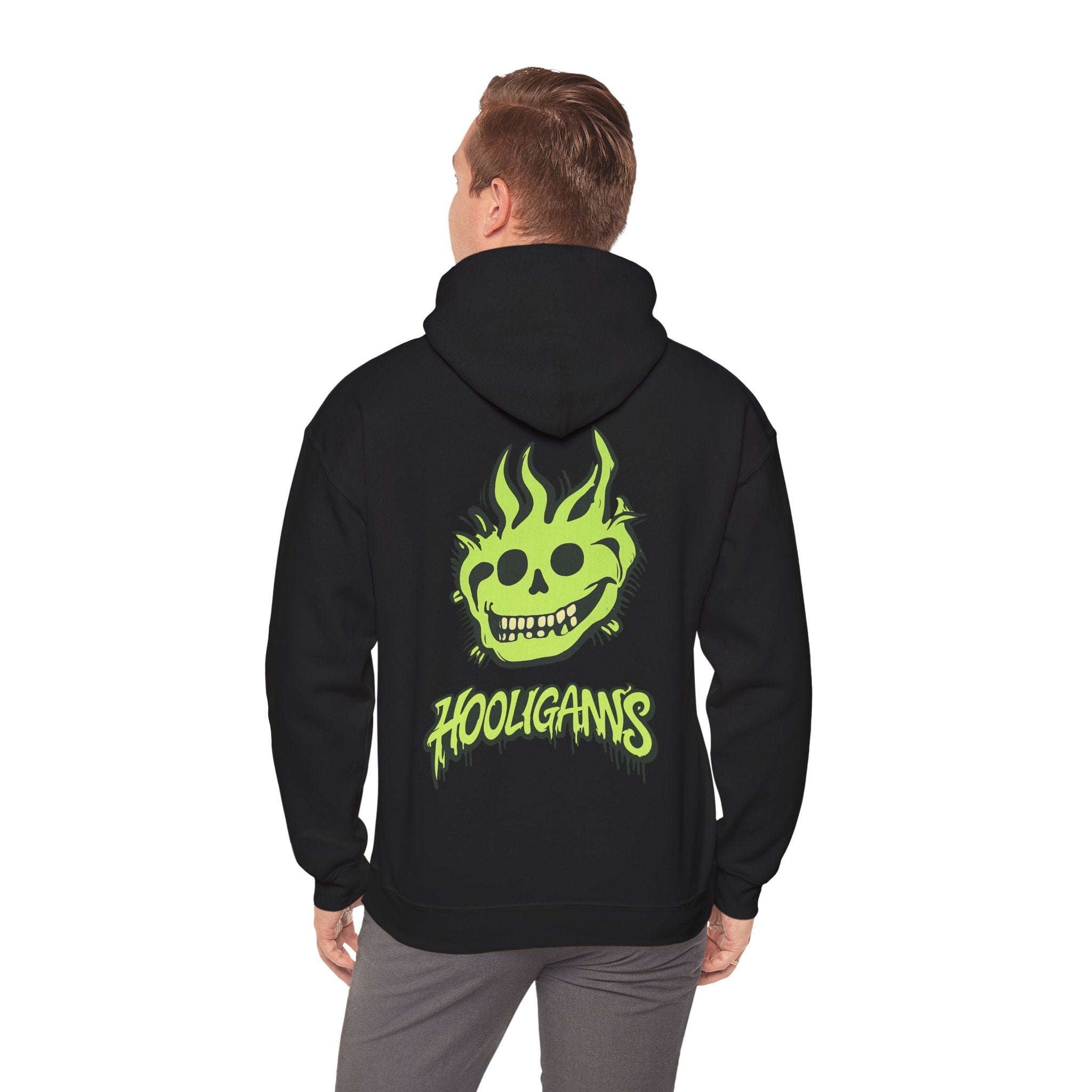 Neon Green Skull Hoodie
