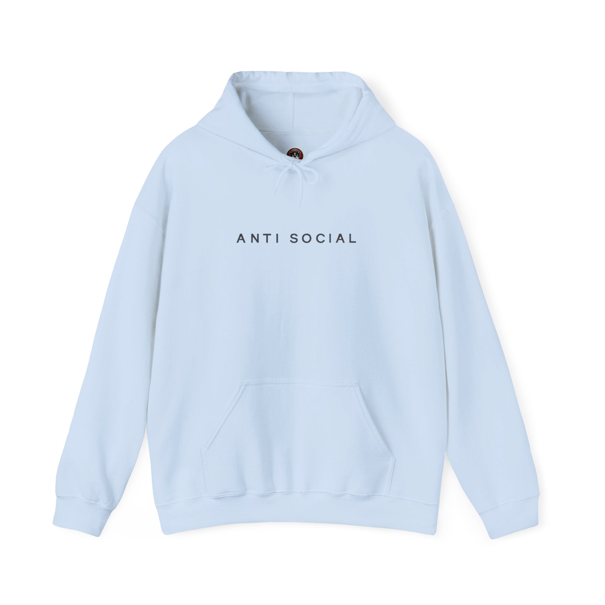 Anti Social But Iconic Gen Z rebellious graphic hoodie premium streetwear USA Hooliganns