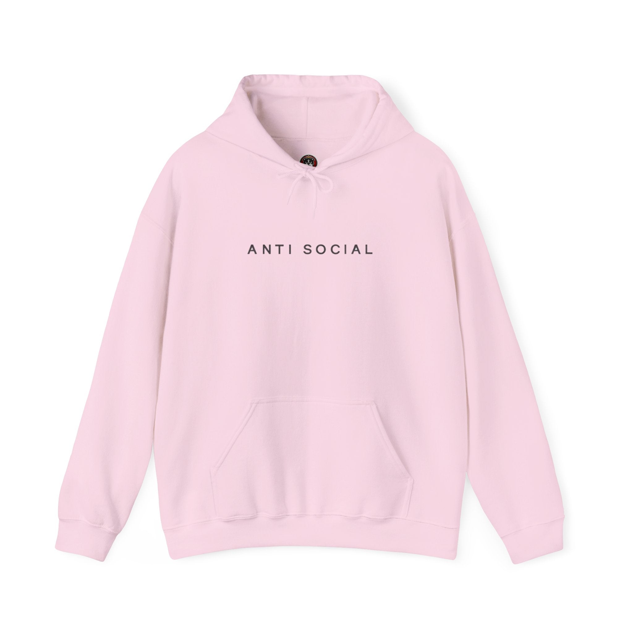 Anti Social But Iconic Gen Z rebellious graphic hoodie premium streetwear USA Hooliganns