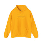 Anti Social But Iconic Gen Z rebellious graphic hoodie premium streetwear USA Hooliganns