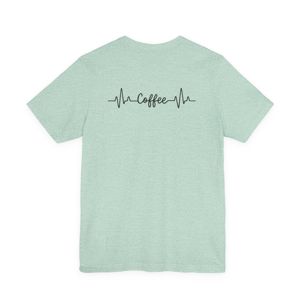 Coffee Lovers tee back view caffeine graphic minimal USA Hooliganns