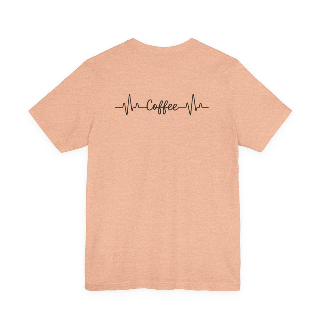 Coffee Lovers tee back view caffeine graphic minimal USA Hooliganns