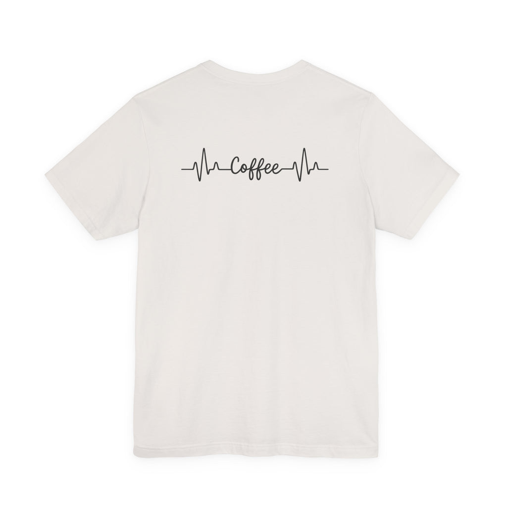Coffee Lovers tee back view caffeine graphic minimal USA Hooliganns