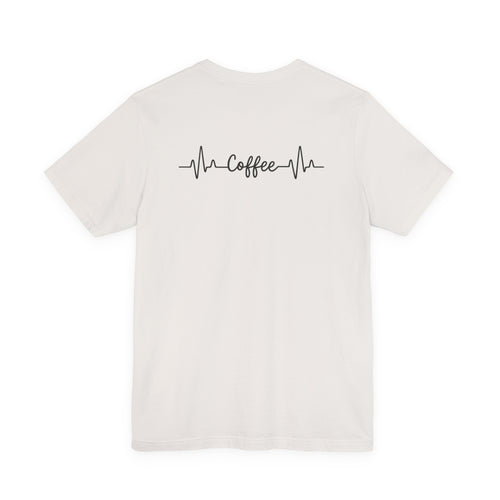Coffee Lovers tee back view caffeine graphic minimal USA Hooliganns
