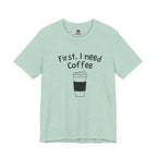 Coffee Lovers funny caffeine graphic tee minimal streetwear unisex morning USA Hooliganns