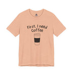Coffee Lovers funny caffeine graphic tee minimal streetwear unisex morning USA Hooliganns