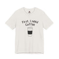 Coffee Lovers funny caffeine graphic tee minimal streetwear unisex morning USA Hooliganns