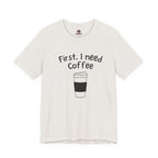 Coffee Lovers funny caffeine graphic tee minimal streetwear unisex morning USA Hooliganns