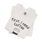 Coffee Lovers tee graphic detail barista caffeine design USA Hooliganns