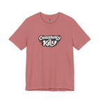 Consistency Is Key motivational graphic tee streetwear unisex workout USA Hooliganns