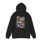 Go Weird hoodie graphic detail quirky pop art design USA Hooliganns