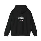 Social Battery 1 percent funny introvert graphic hoodie unisex streetwear USA Hooliganns