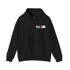 Social Battery 1 percent funny introvert graphic hoodie unisex streetwear USA Hooliganns