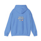 Social Battery 1 percent funny introvert graphic hoodie unisex streetwear USA Hooliganns